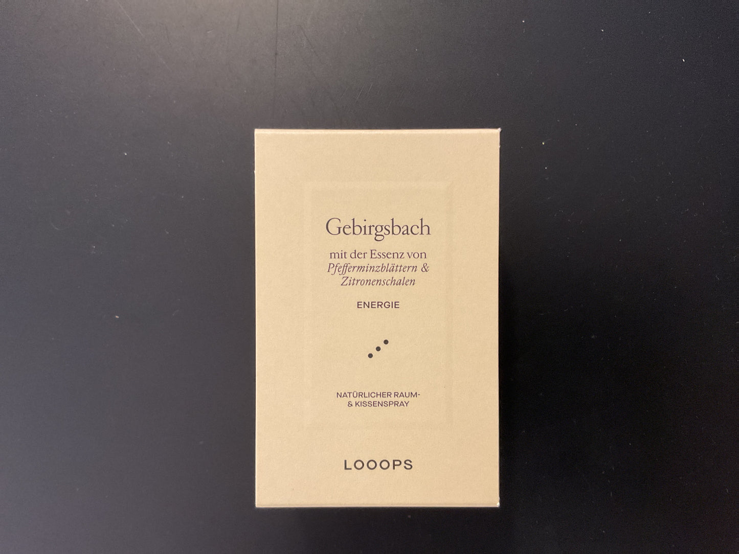 Looops Gebirgsbach Raum-Kissenspray