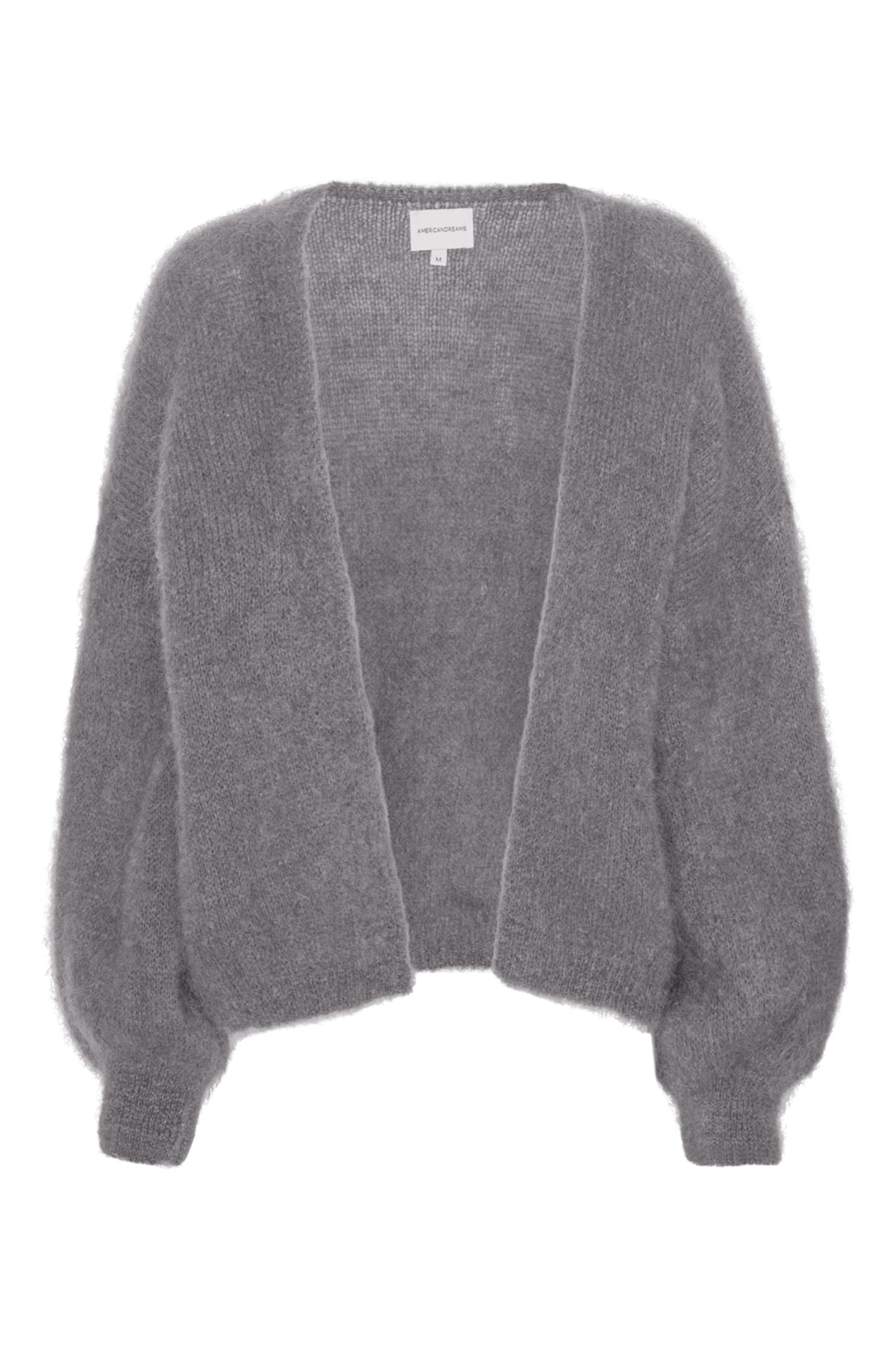 American Dreams Lee Short Cardigan Graphite