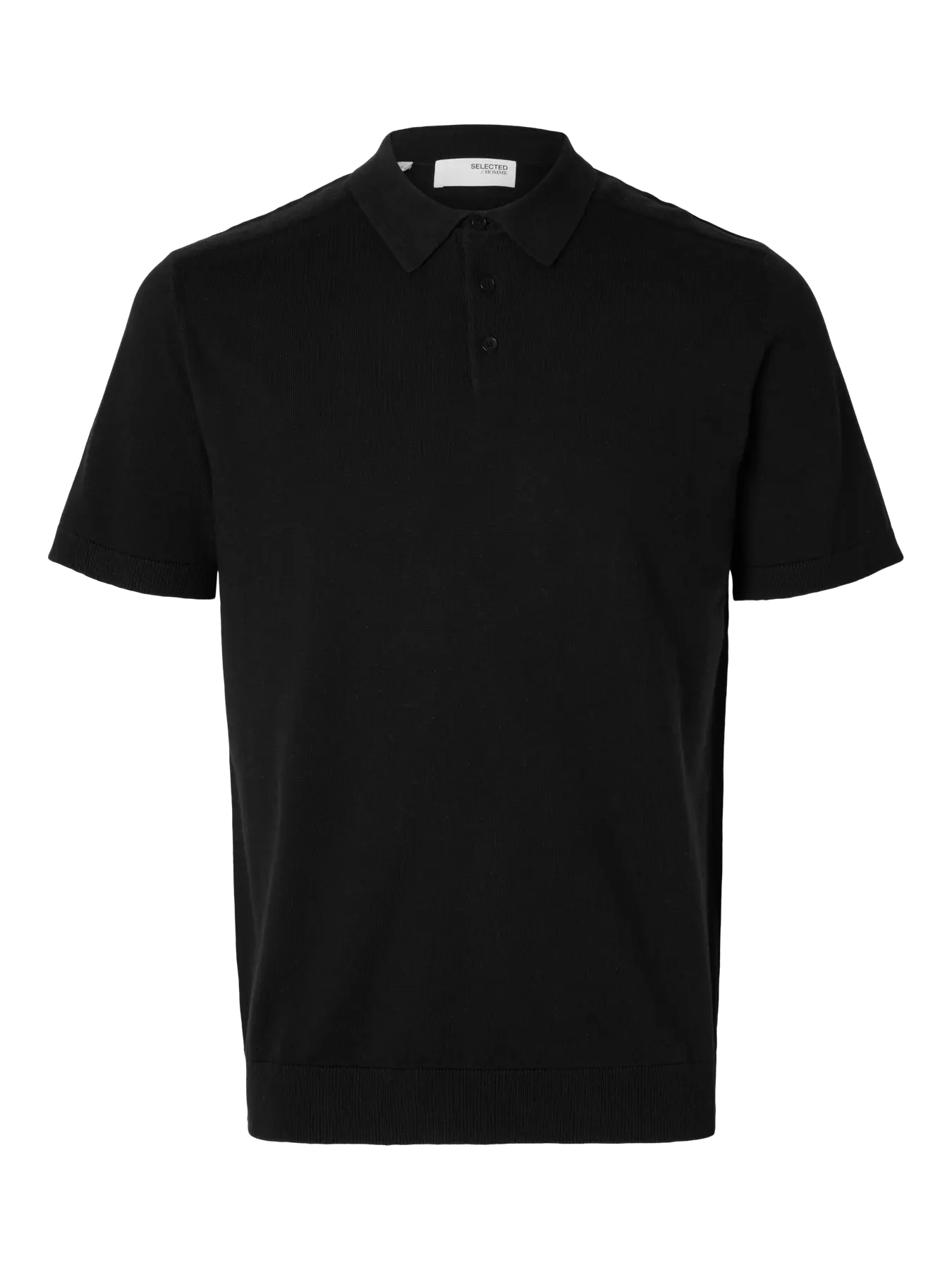 Selected Berg Knit Polo Navy