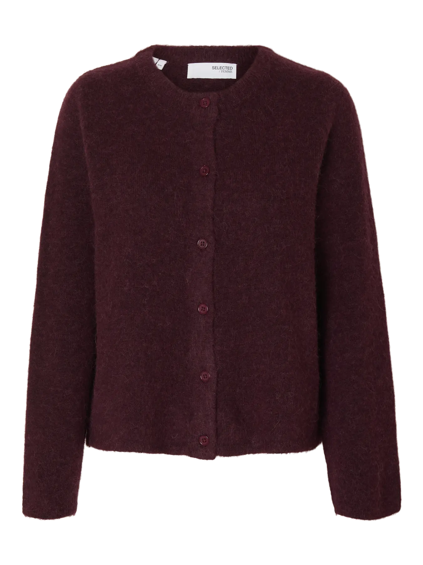 Selected Lulu Strick-Cardigan Fig