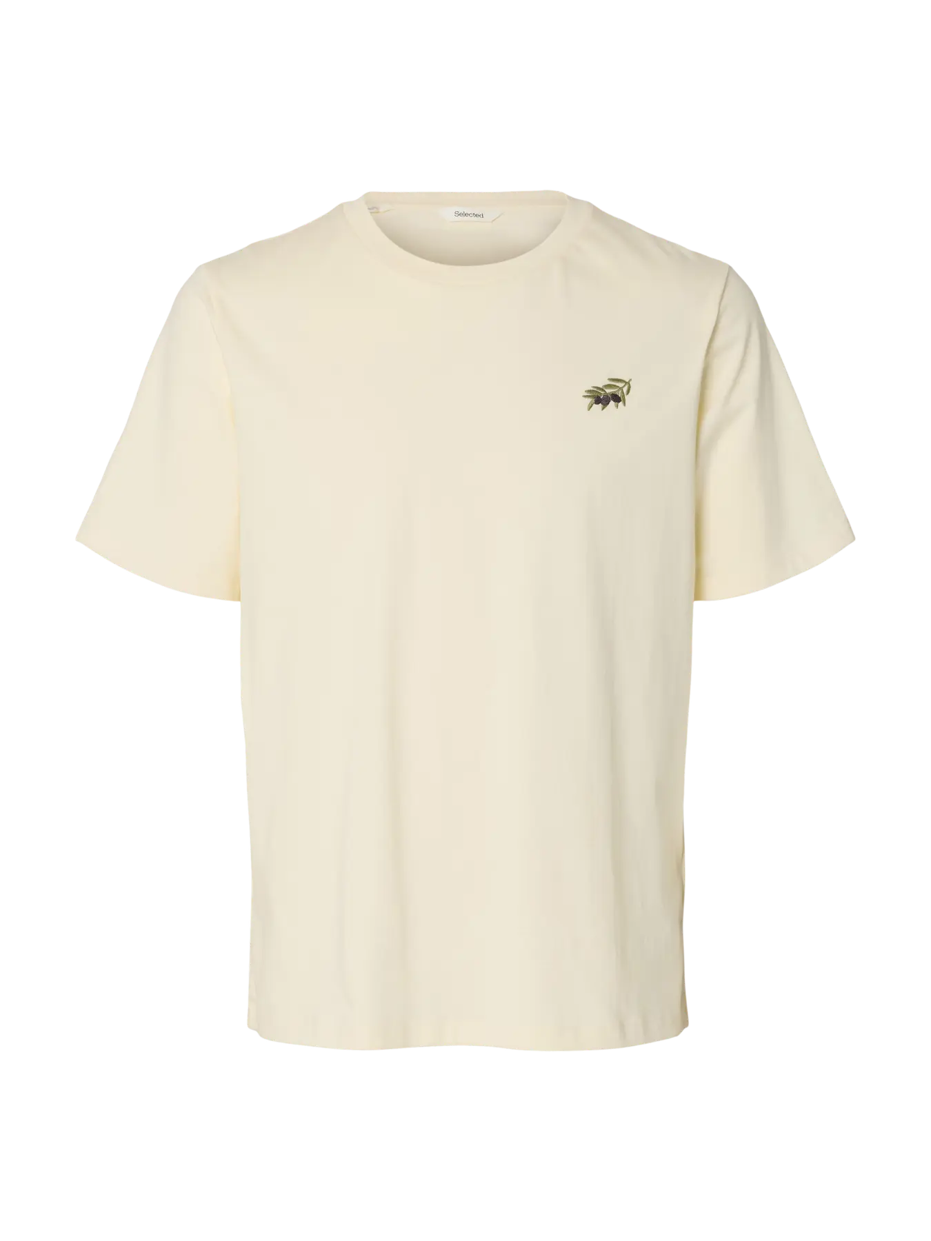 Selected Regular o-Neck Shirt Olives