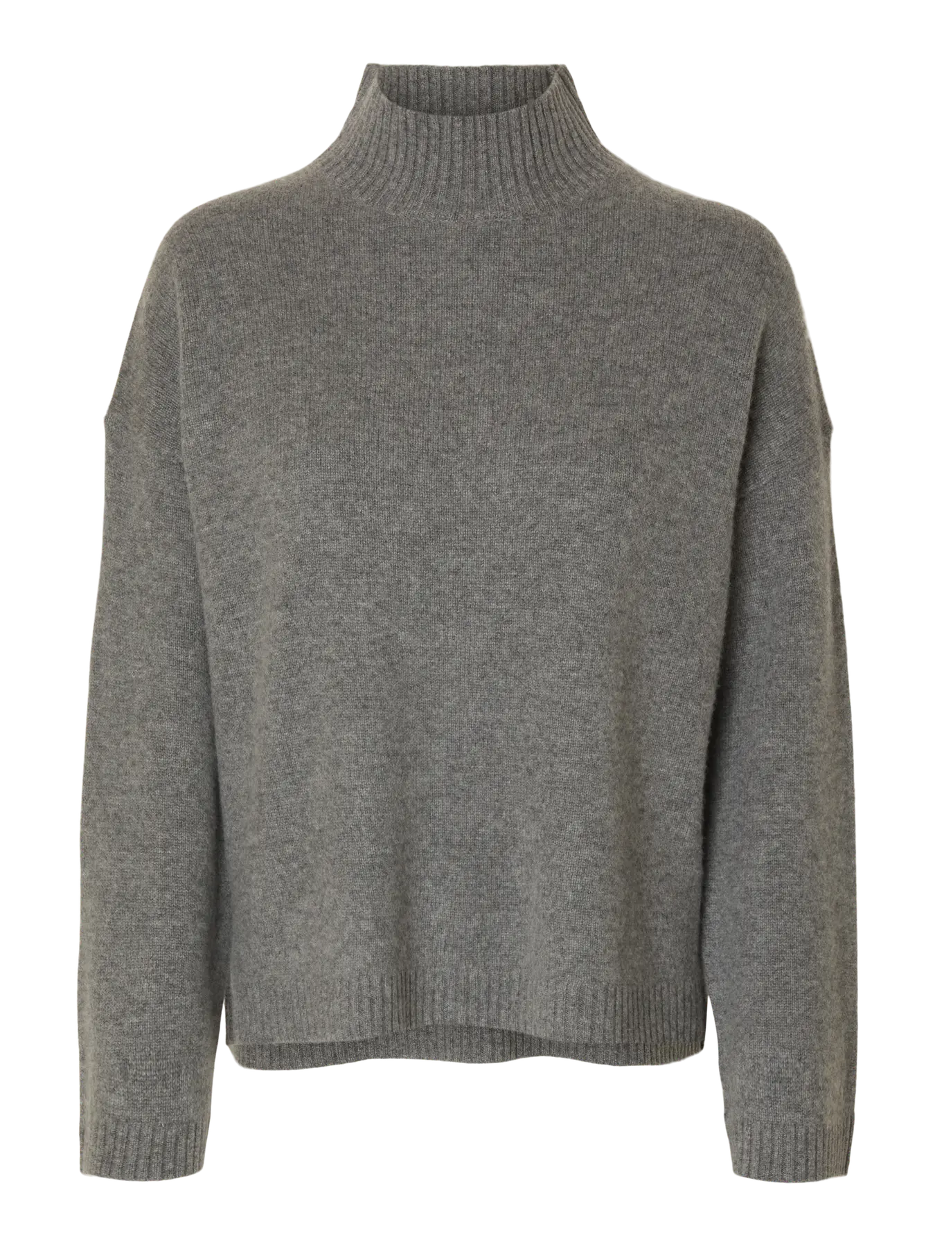 Selected Cille Wool Knit Grey