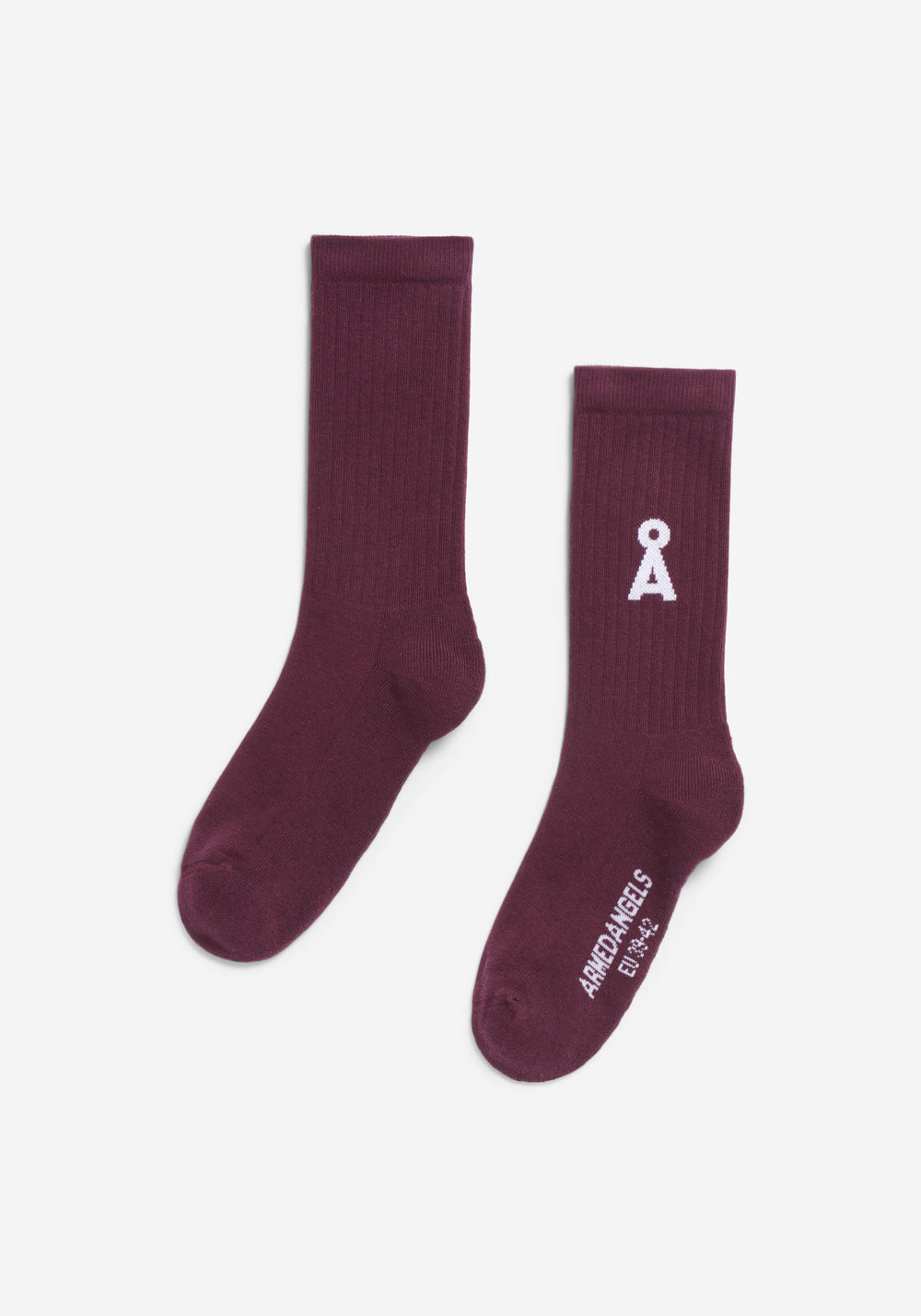 Armedangels Saamus bold Socken Dark Cranberry