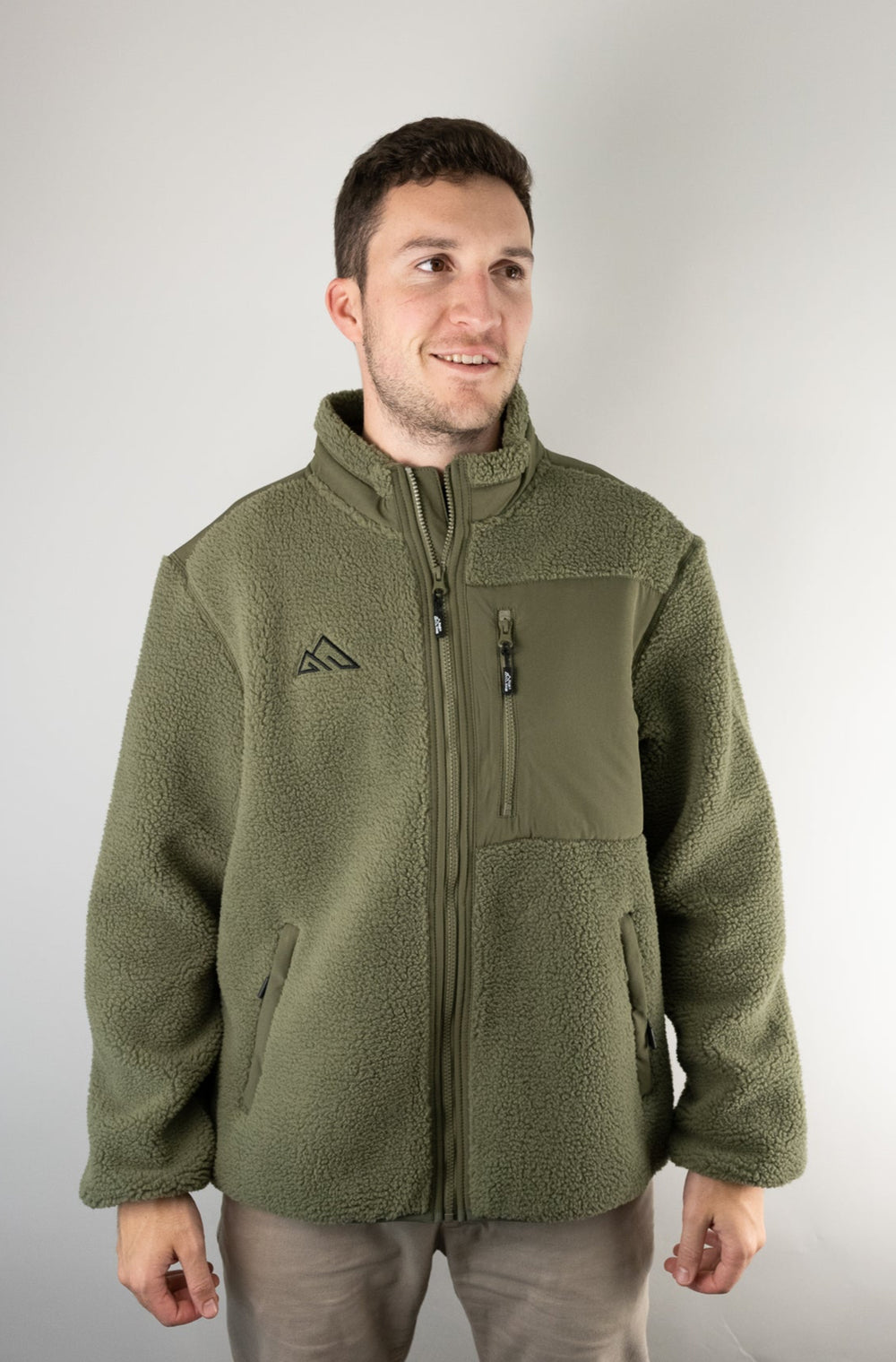 Peak Freak Sherpa Jacke Khaki