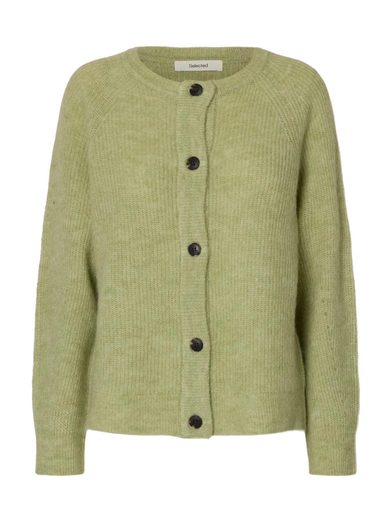 Selected Lulu Knit Cardigan Lint