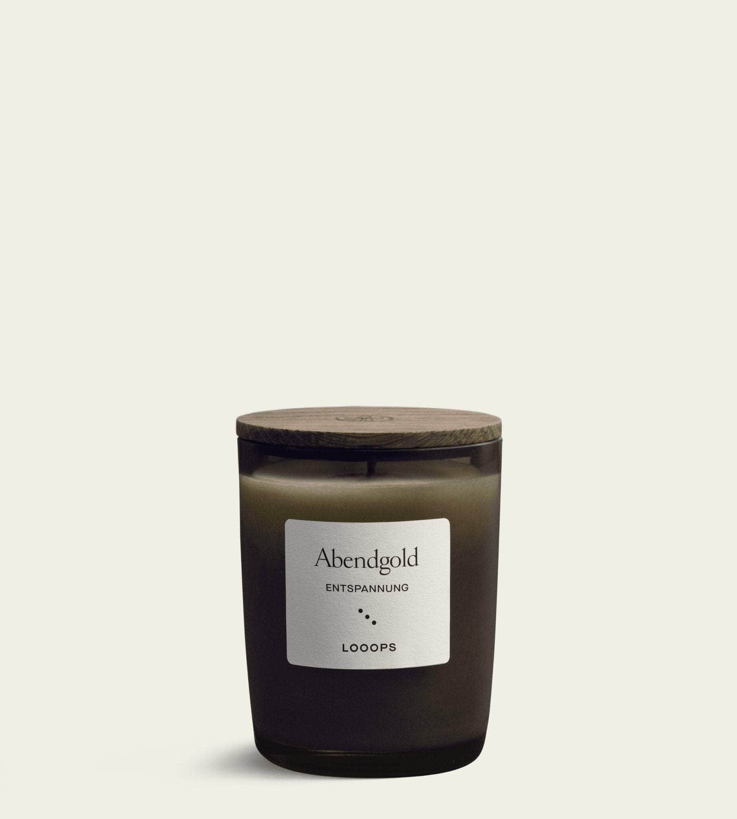 LOOOPS Duftkerze 75g Abendgold