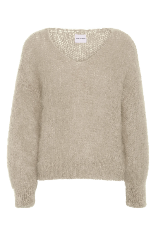 American Dreams Milana Mohair Knit Beige