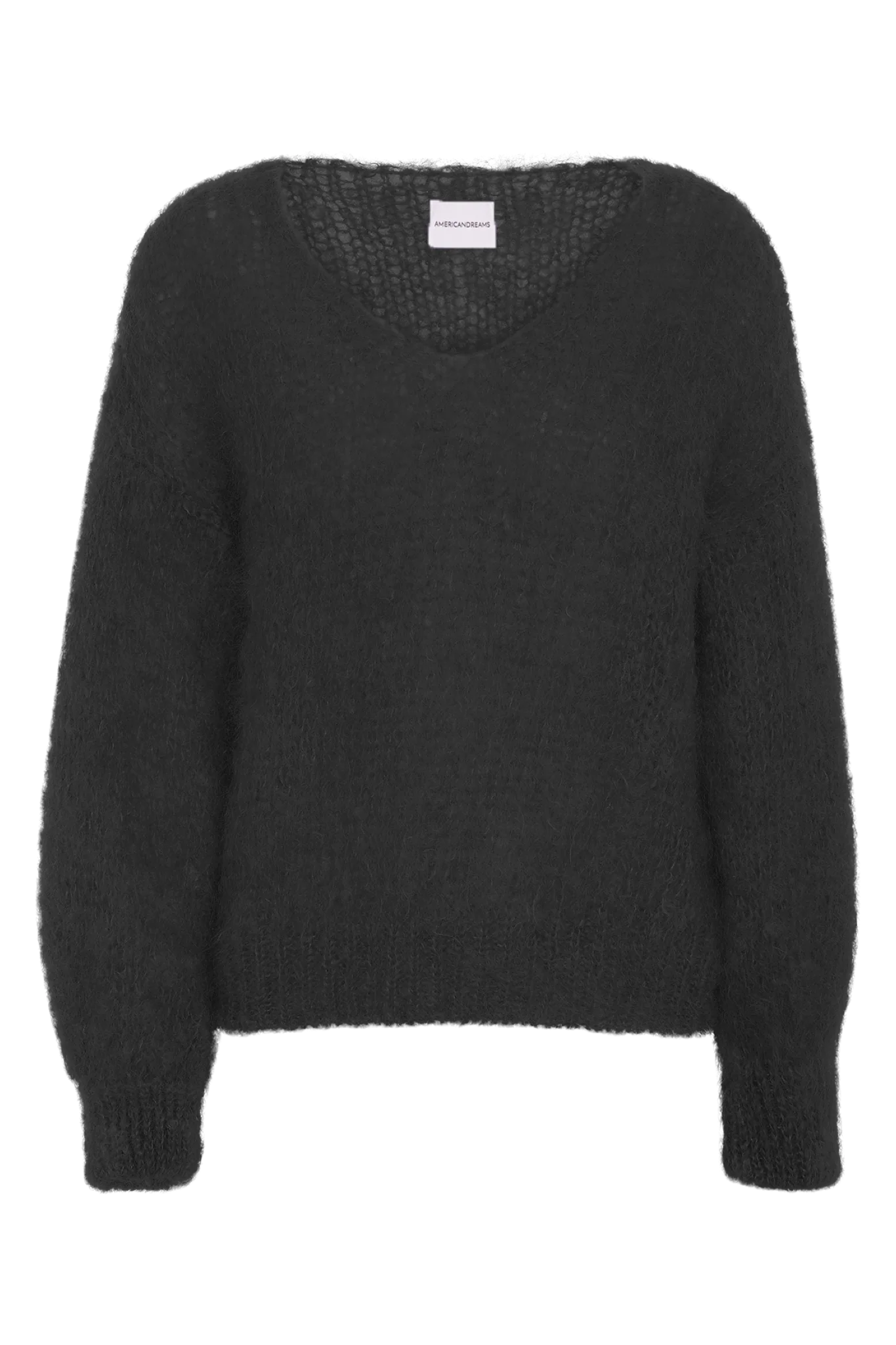 AMERICAN DREAMS Milena Mohair Knit Black