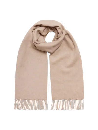 Selected Time Schal beige