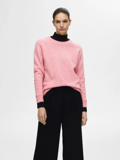 Selected Lulu Pullover mauve/melange