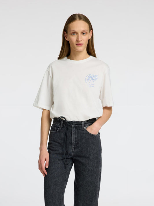 Selected Vilja T-Shirt Weiß