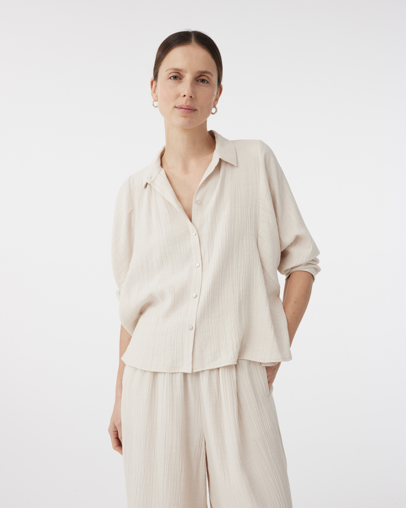 Knit-ted Rosan Bluse Beige