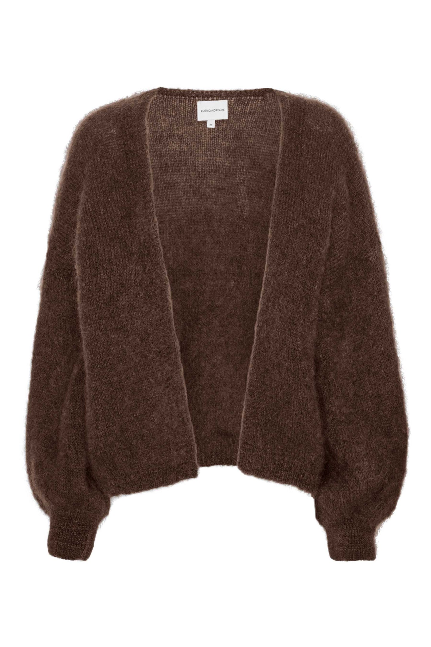 American Dreams Lee Short Cardigan Mocca