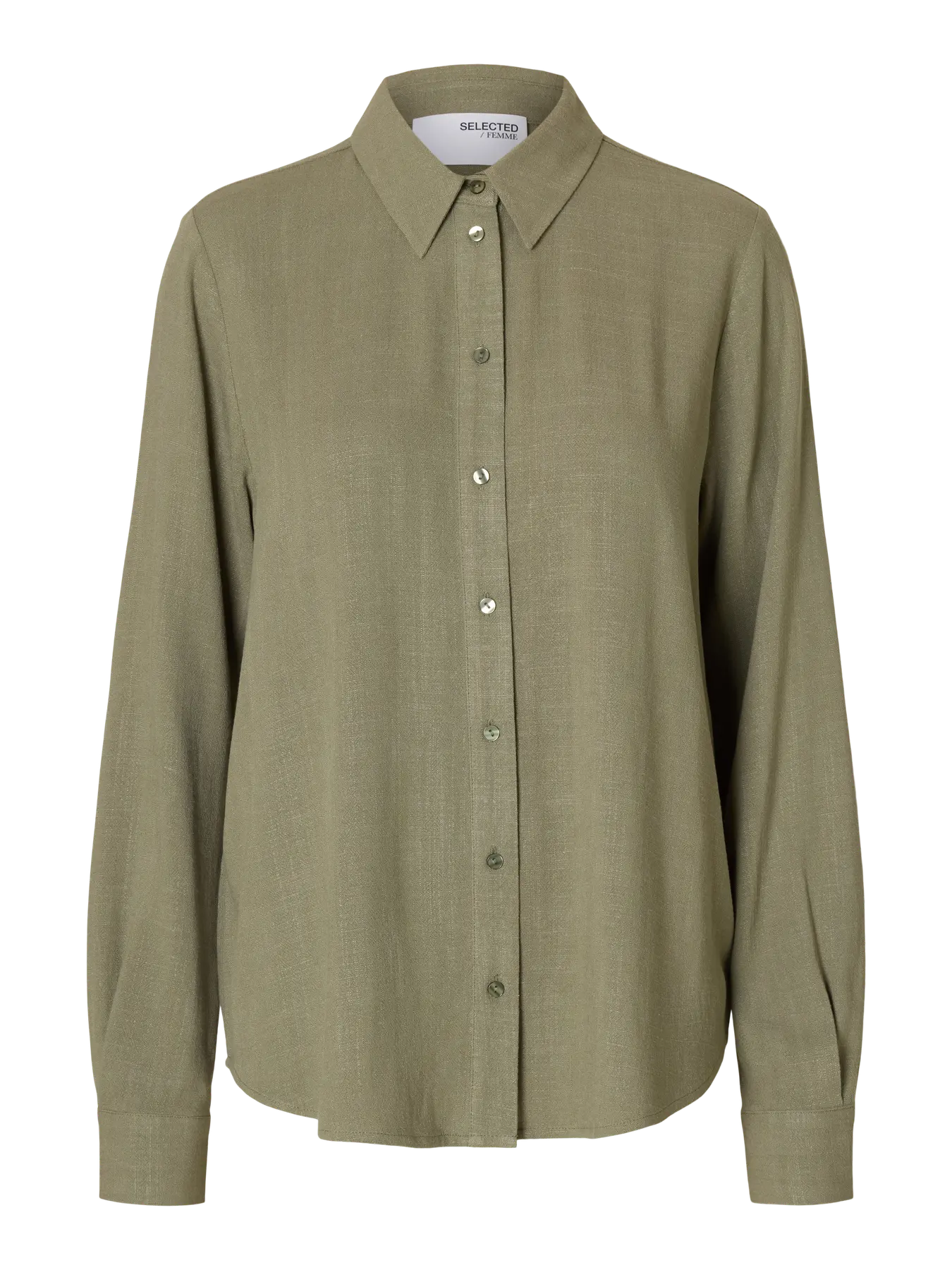 Selected Viva Bluse Vetiver