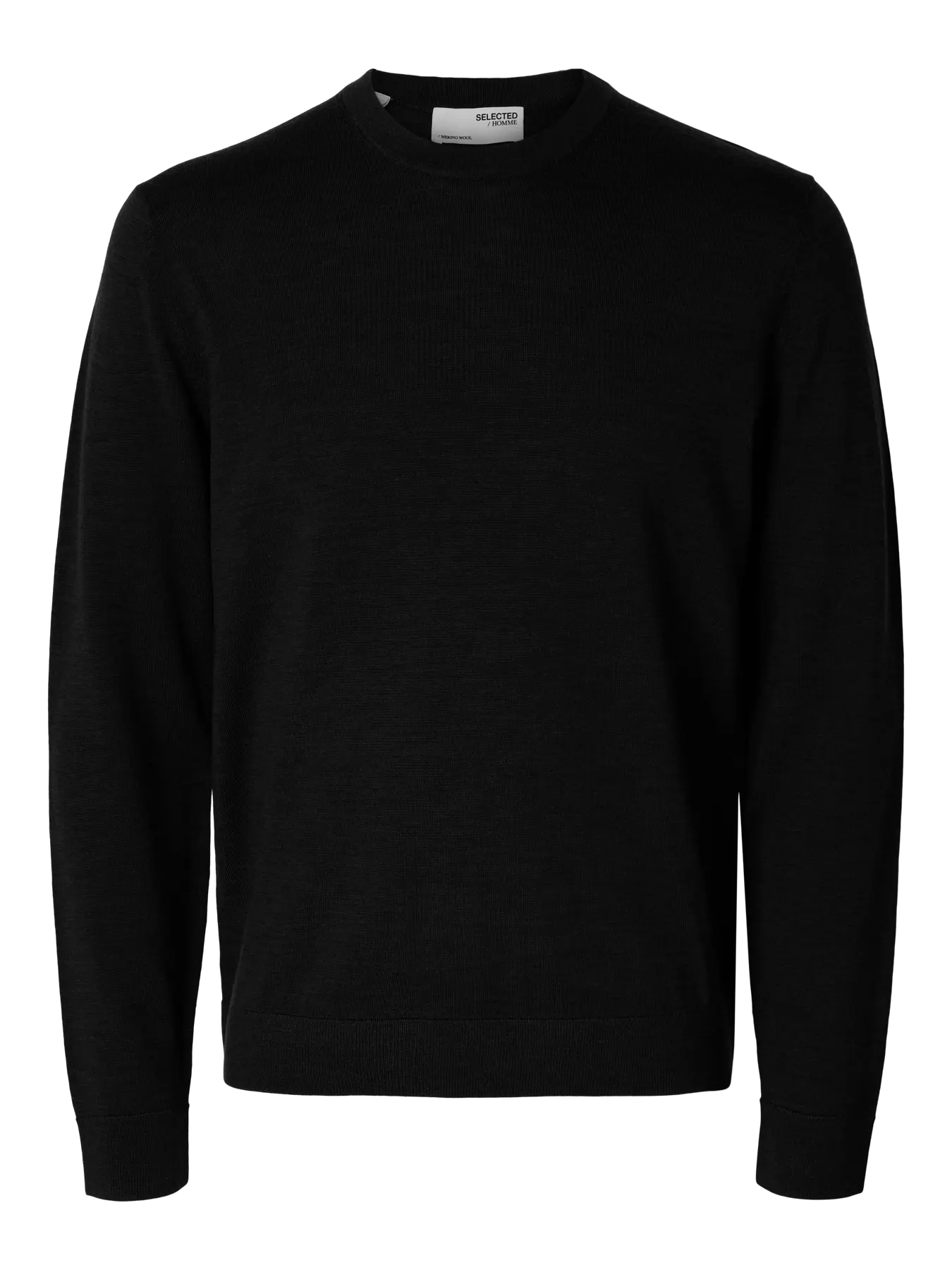 Selected Tray Strickpullover Black