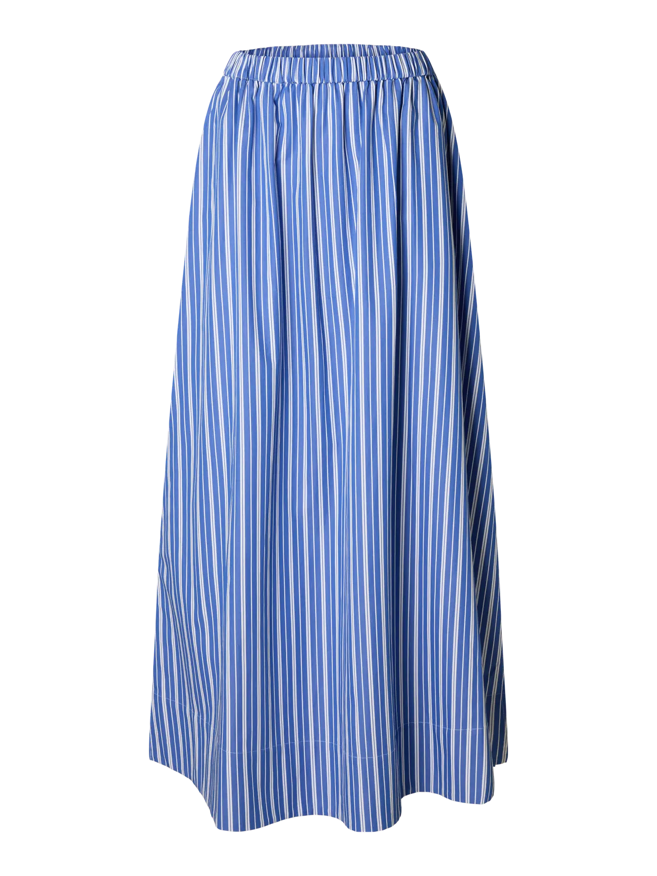 Selected Fia Stripe Ankle Slit Skirt