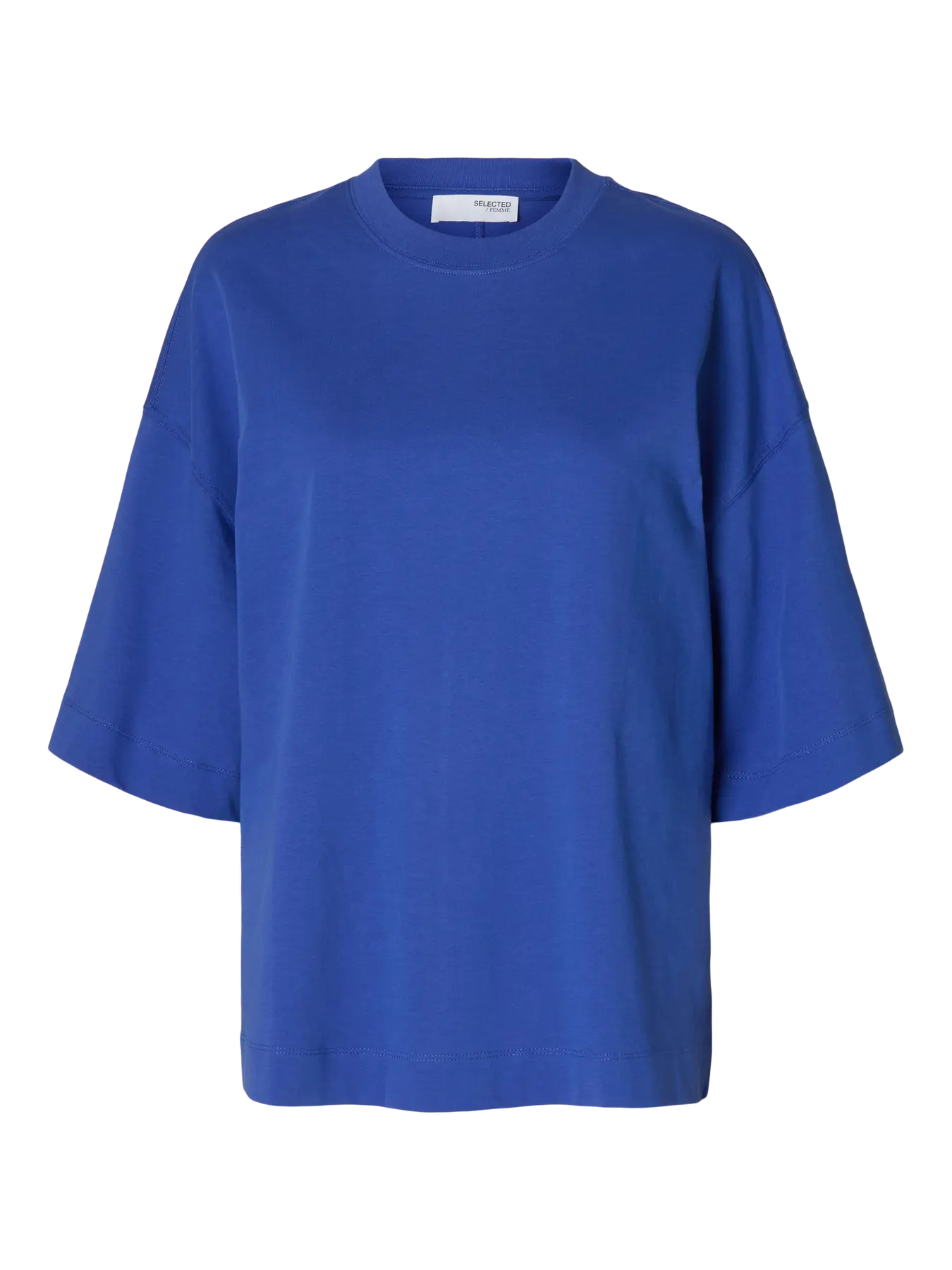 Selected Oversized Tee Dazzling Blue