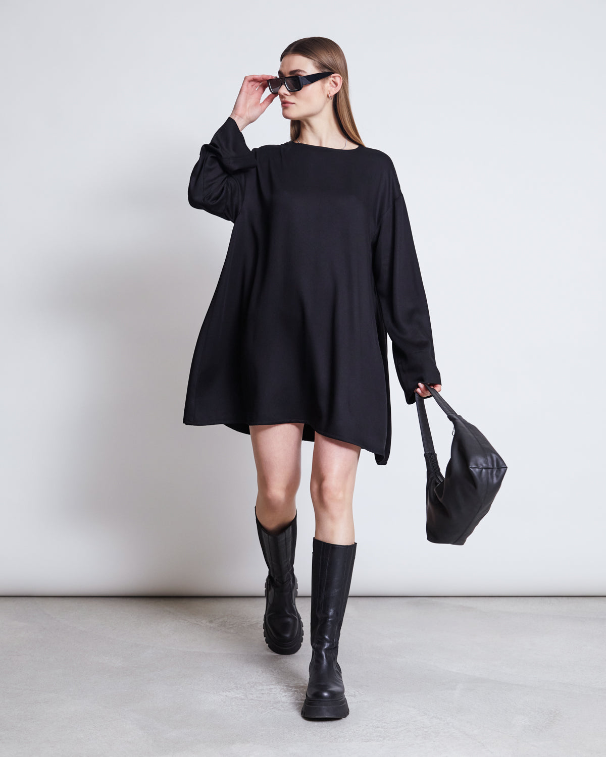 JAN NJUNE Mini Dress Aurit Black