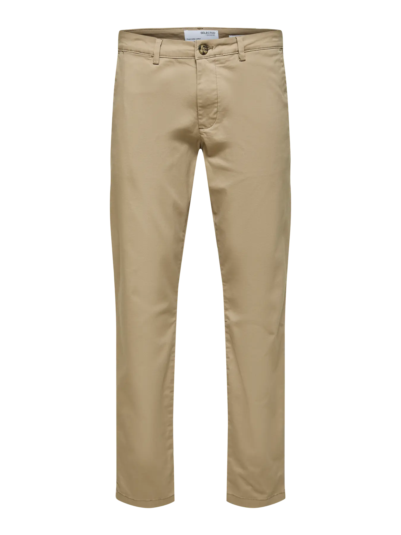 Selected Slim New Miles Greige