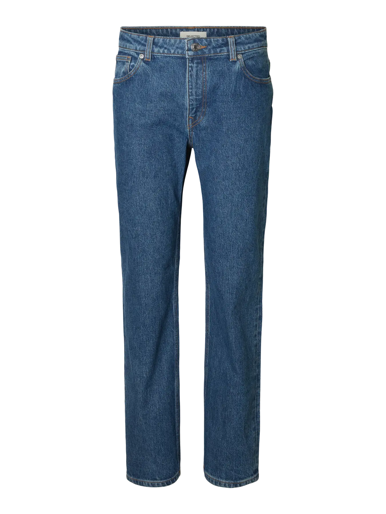 Selected Straight Bea-Kori Jeans Medium Blue