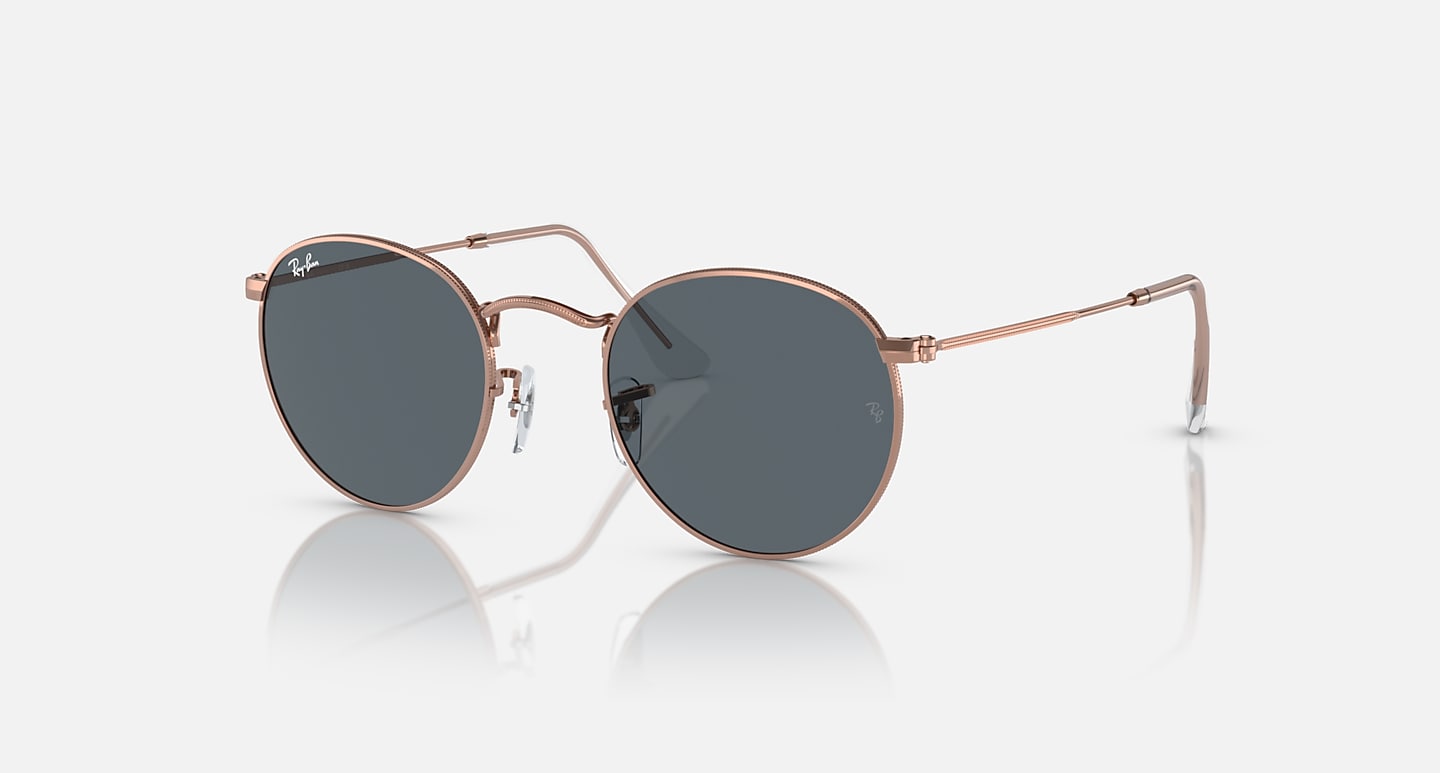 Ray Ban 3447-J-M Round Metall Roségold