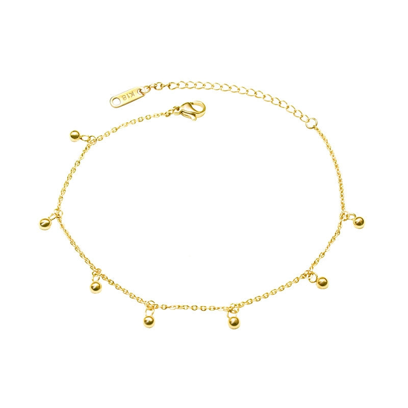 Blumenkind Fusskettchen Gold BGF04GO