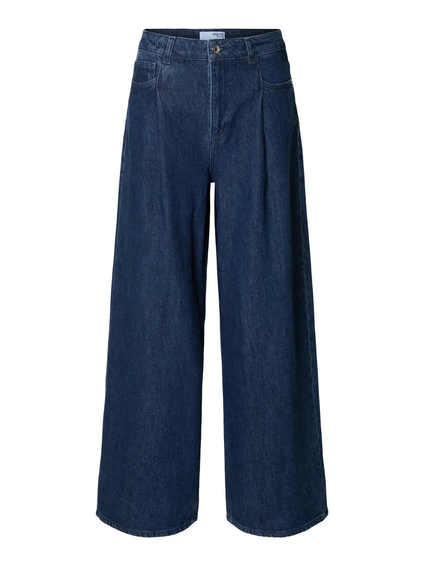 Selected Extra Wide Selma-Noah Jeans Dark Blue