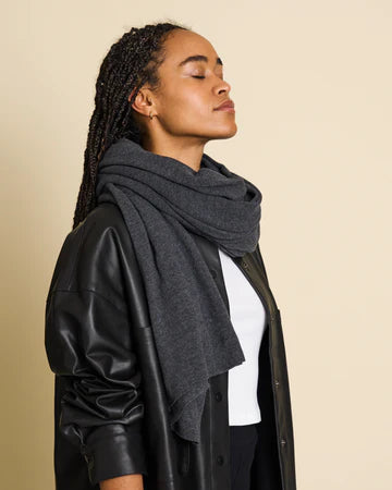 JAN NJUNE Scarf ROSS Dark Grey