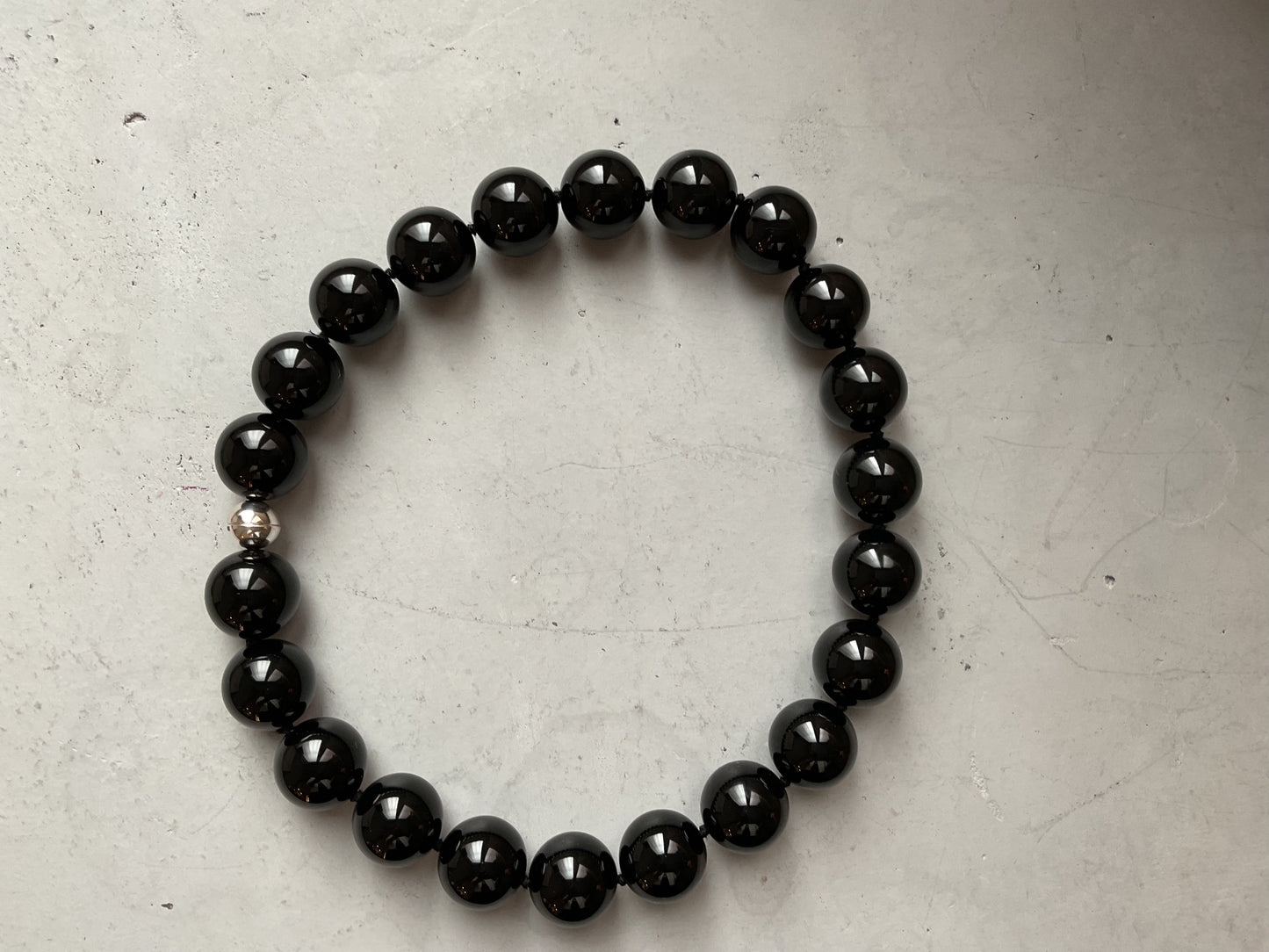 Marie C. Compliment Necklace Bold //2 black Onyx