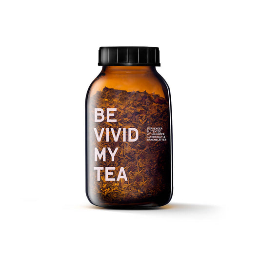 Be Vivid my Tea stärkender Blüten-Tee [Kamille, Holunder, Malve, Rose und mehr]