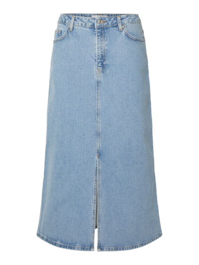 Selected Krista-Gerda Jeansrock hellblau