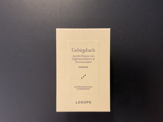 Looops Gebirgsbach Raum-Kissenspray