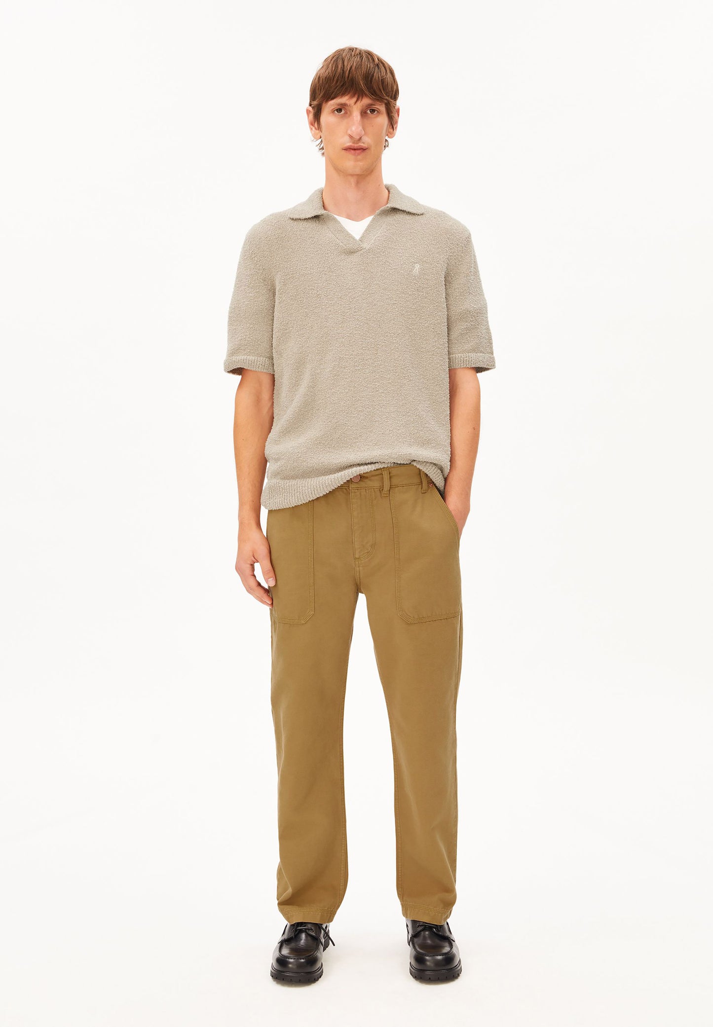 Boucle Knit Poloshirt