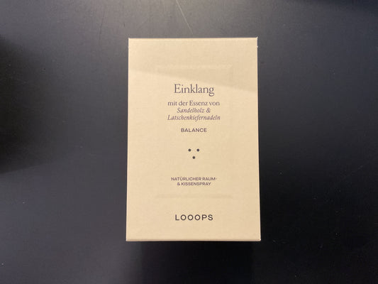 Looops Einklang Raum-Kissenspray