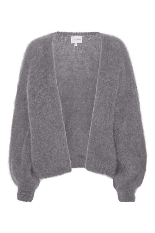 American Dreams Lee Short Cardigan Graphite