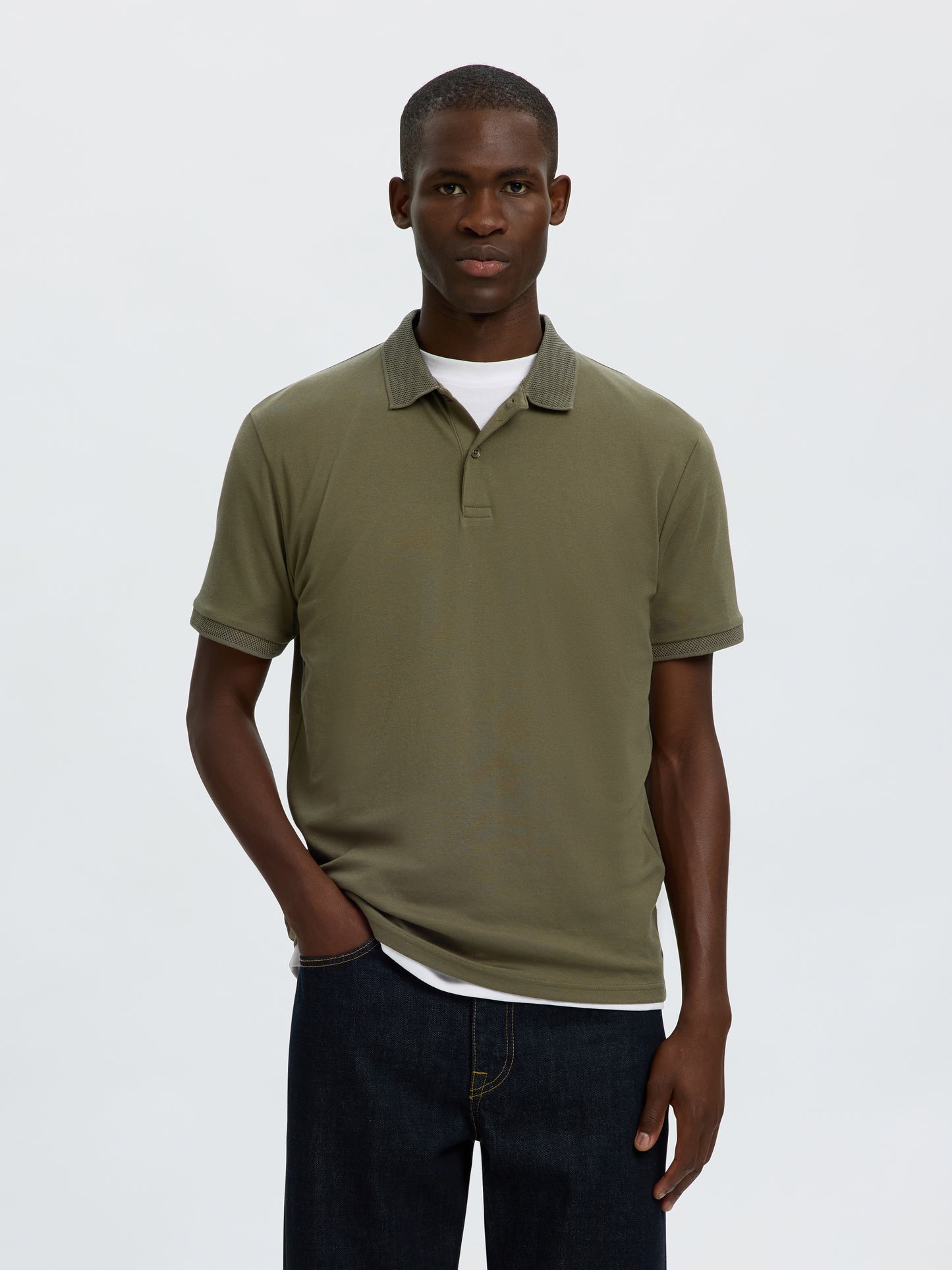SLMFave Button Polo