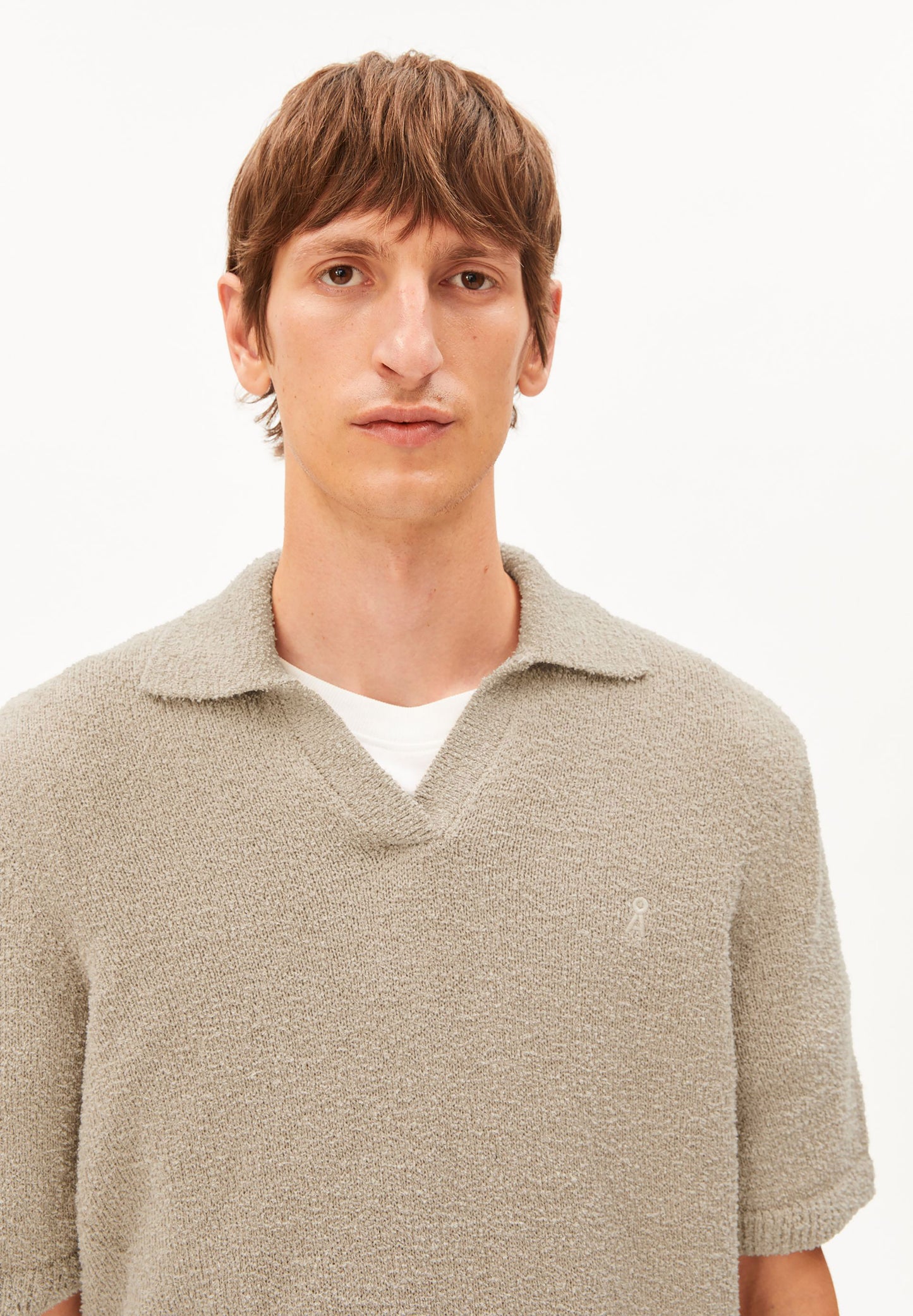 Boucle Knit Poloshirt