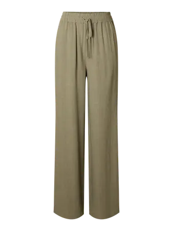 Selected Viva-Giulia Linen Pant Vetivier