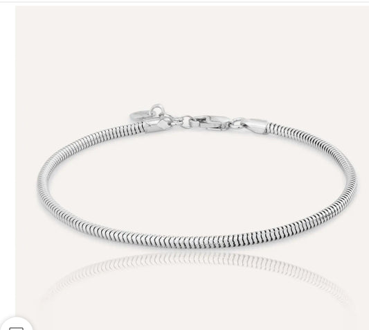 Faire Männerarmband silber