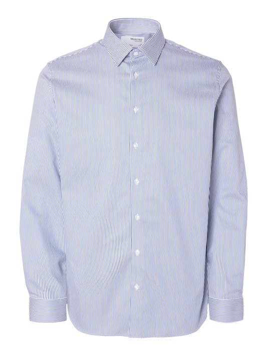 Selected Slim Performance True Navy Stripes