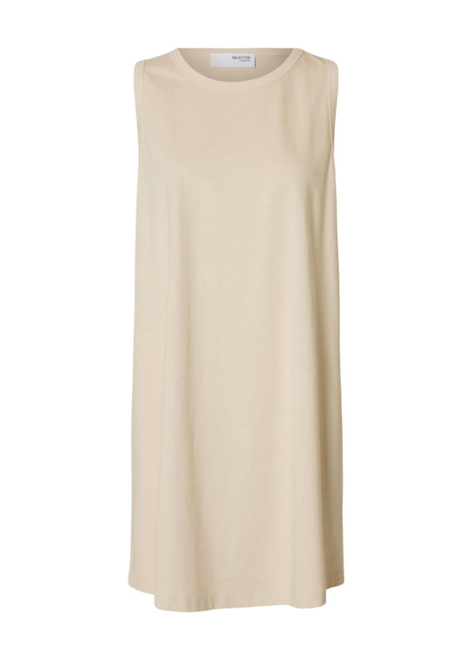 Selected Essential Short Dress Birch