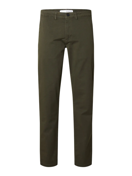 Selected Slim New Miles Pants Forest Night
