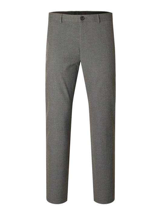 Selected Slim Robert Flex Pant Grey Melange
