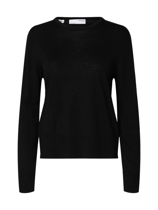 Selected Thea Pullover Black