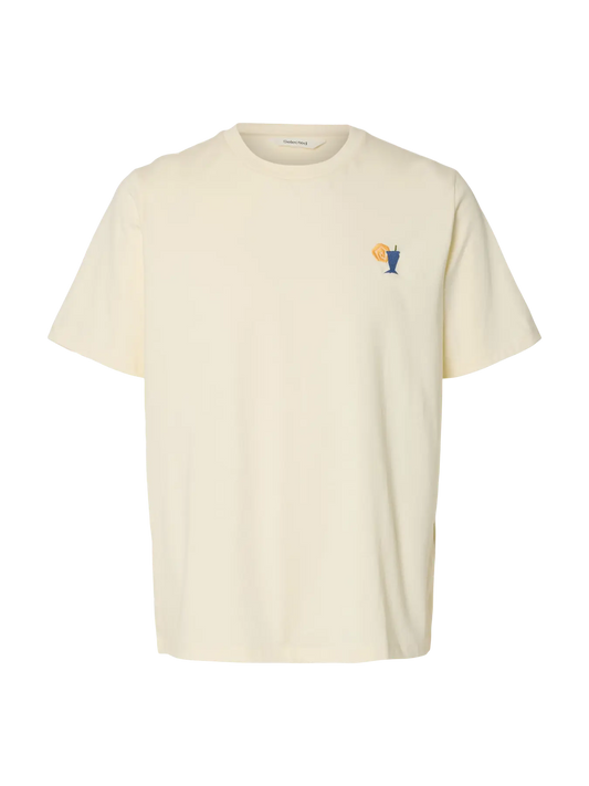 Selected Regular o-Neck Shirt Juice