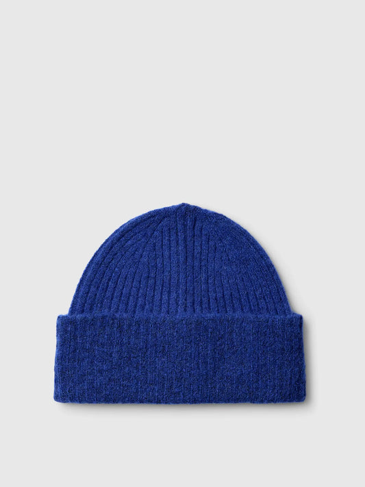 Selected Lulu Wool Beanie Dazzing Blue