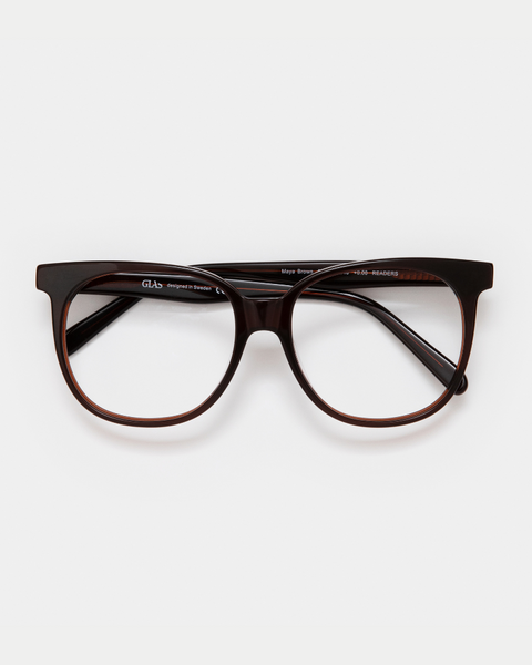 GLAS Lesebrille Maya dunkel braun