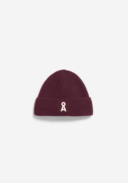 Armedangels Mütze Nildaao Dark cranberry
