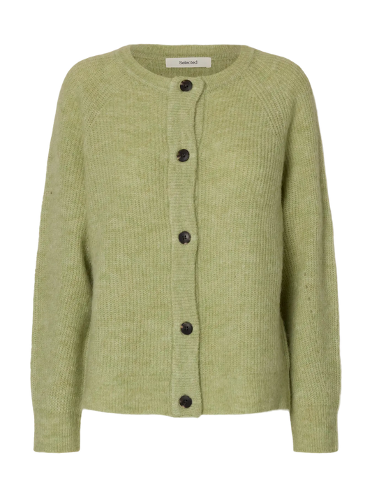 Selected Lulu Knit Cardigan Lint