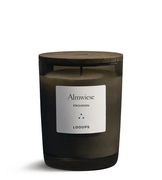 LOOOPS Duftkerze 250g Almwiese